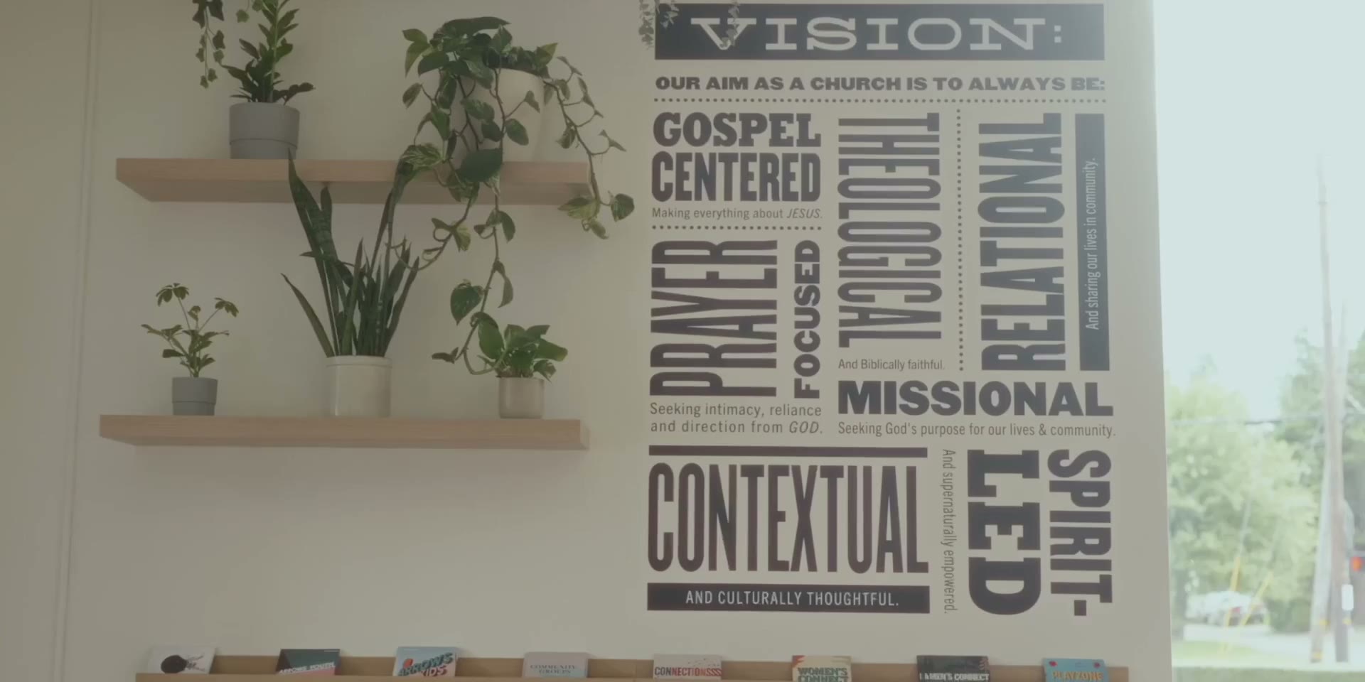 Sunday worship at Crossroads