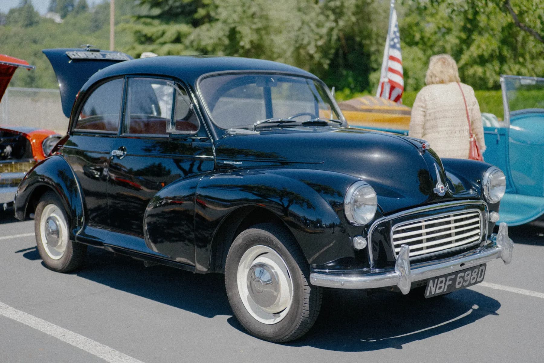 Classic car parked at Hot Rods and Dad Bods 2026, photo 9.