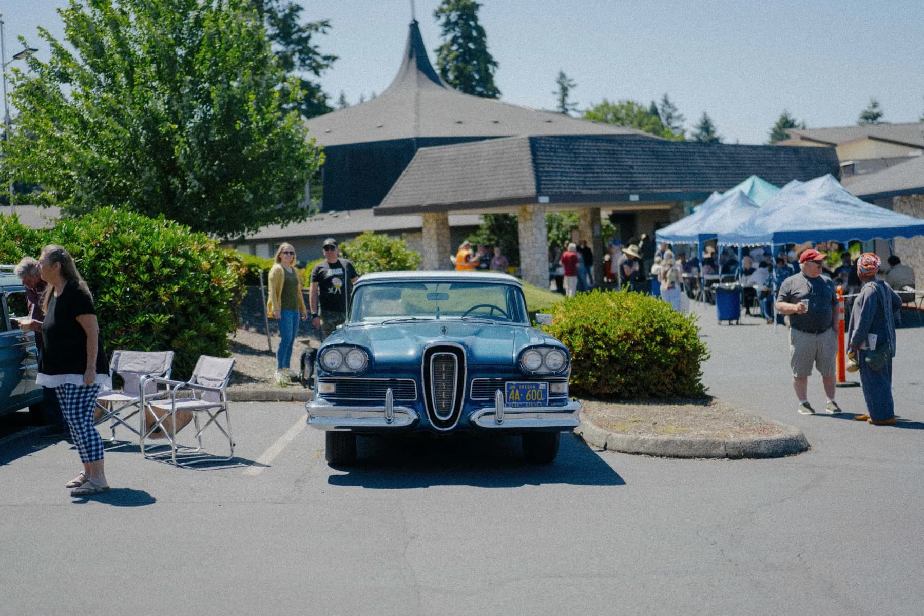 Classic car parked at Hot Rods and Dad Bods 2026, photo 11.