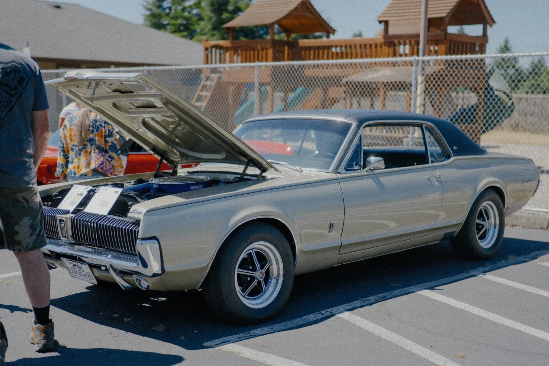 Classic car parked at Hot Rods and Dad Bods 2026, photo 13.
