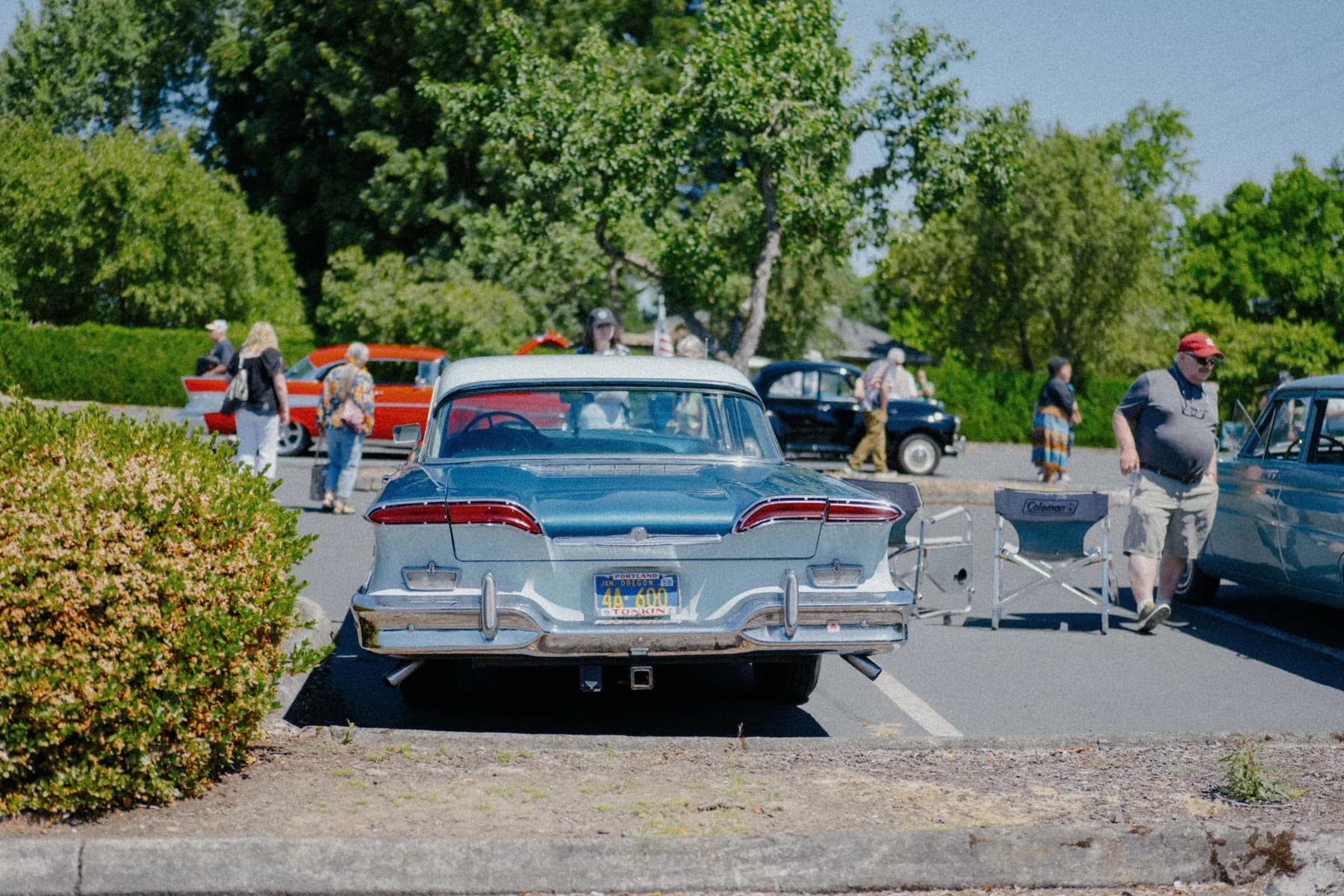 Classic car parked at Hot Rods and Dad Bods 2026, photo 19.