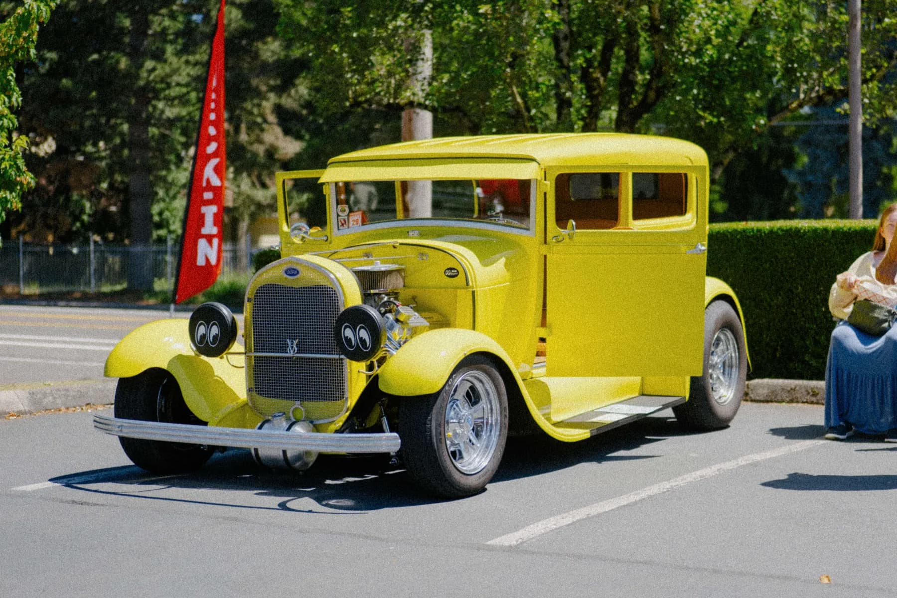 Classic car parked at Hot Rods and Dad Bods 2026, photo 36.