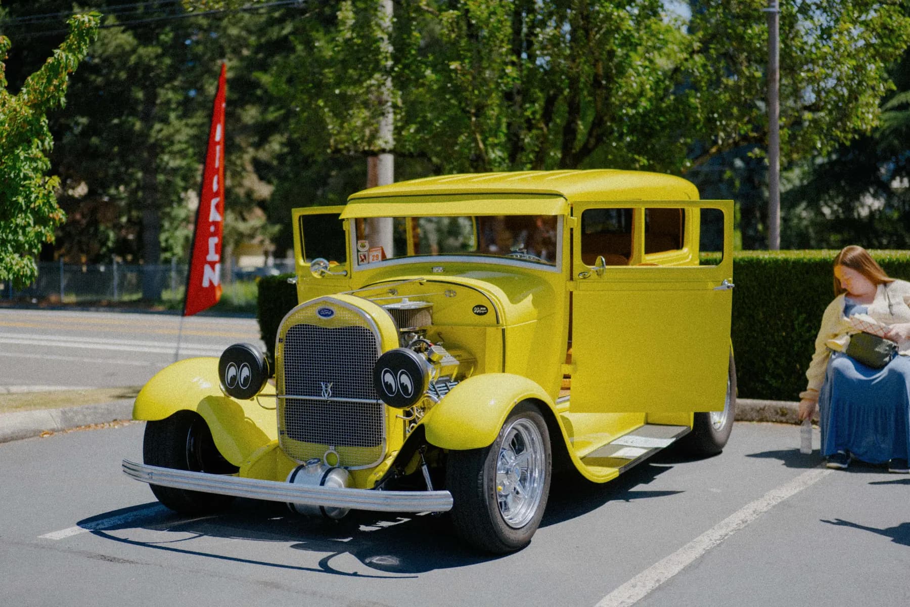 Classic car parked at Hot Rods and Dad Bods 2026, photo 37.